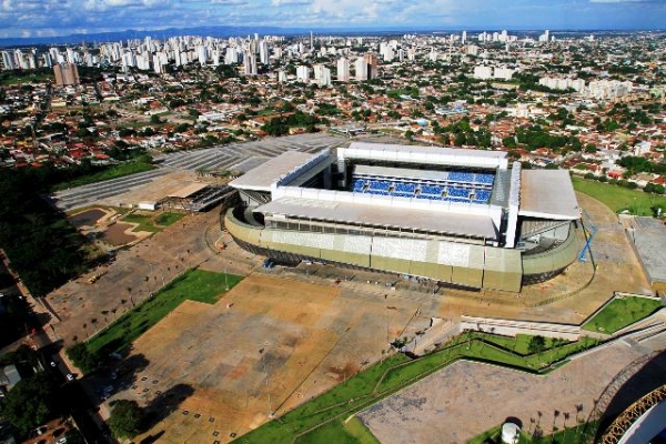 Ap�s morte de trabalhador, parte das opera��es na rede el�trica da Arena Pantanal � interditada
