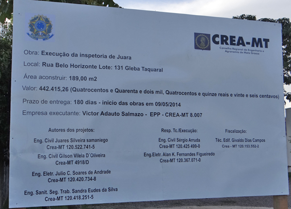 C�mara aprova doa��o de terreno para o CREA e n�o � convidada para lan�amento da obra.