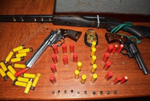 For�a Nacional e Ibama apreende armas e grande quantidade de muni��o em MT