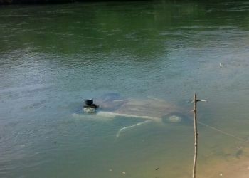Mulher morre afogada ap�s autom�vel voltar de r� e cair dentro de rio
