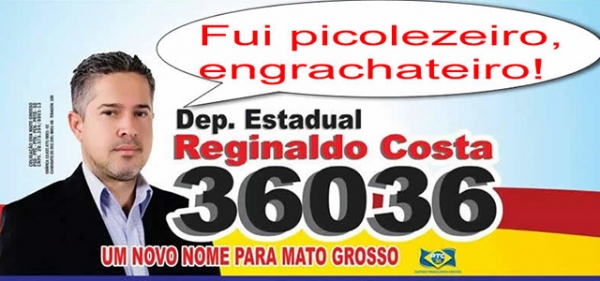 Perola de Reginaldo Costa em reuni�o pol�tica de Juara.