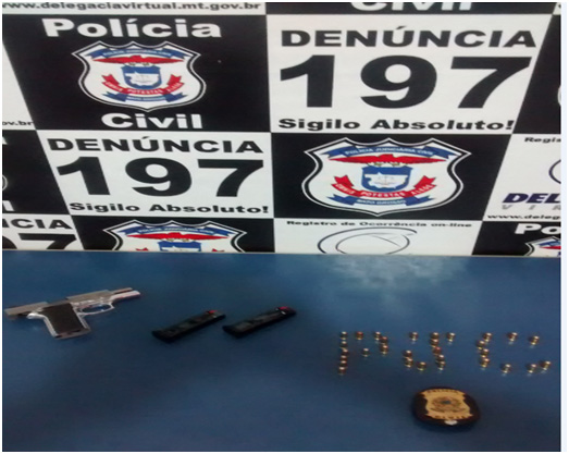 Vereador � preso em flagrante por porte irregular de arma de fogo em Juruena 