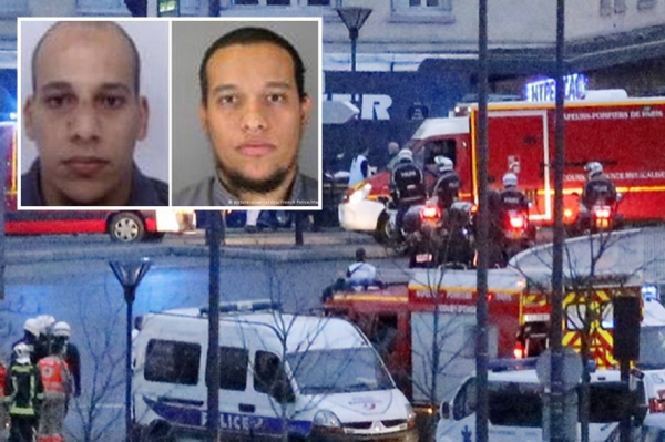 Irm�os suspeitos de ataque � jornal s�o mortos em Paris