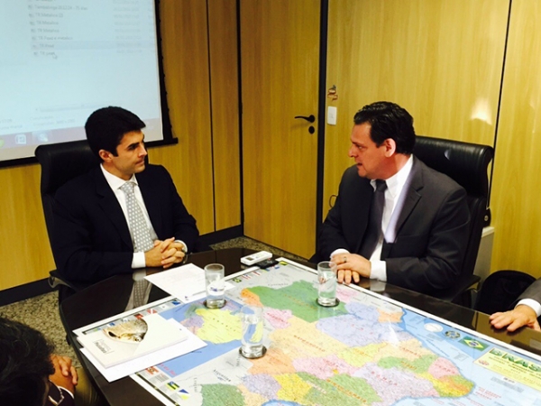 F�varo busca apoio do MPA para consolidar produ��o de peixes em MT