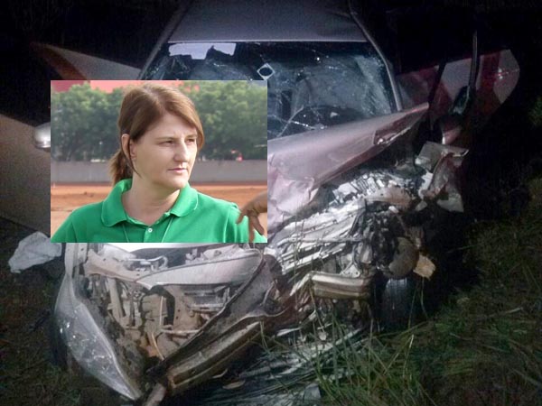 Funcion�ria da prefeitura de Lucas do Rio Verde morre em acidente � caminho de Workshop em Cuiab�.
