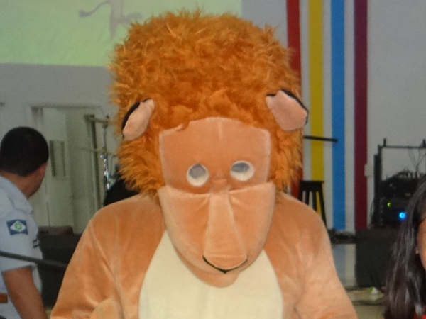 S�mbolo do PROERD, Rei da Selva vem de S�o Paulo.