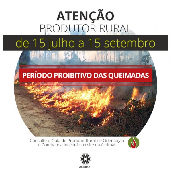 Produtor que provocar queimadas pode ser multado