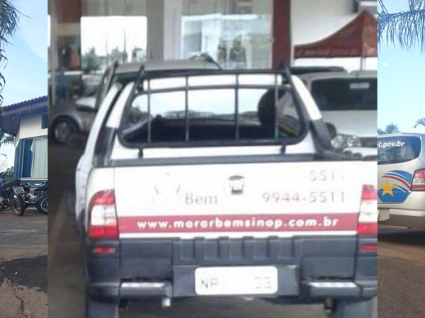 Ve�culo Fiat Strada placas NPI 1103 furtado em Sinop � visto chegando em Juara.