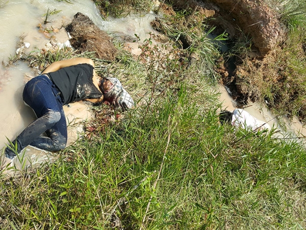 Dois corpos s�o encontrados amarrados e mortos com sinais de tiros em Juara.