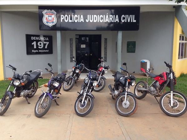 Pol�cia Civil desmonta quadrilha especializada em furto de motocicletas da Ciretran de Lucas do Rio Verde