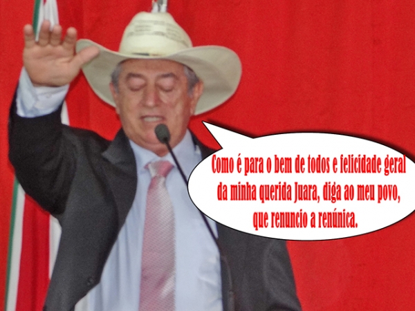 O dia que ficou marcado como o dia da Ren�ncia da Ren�ncia