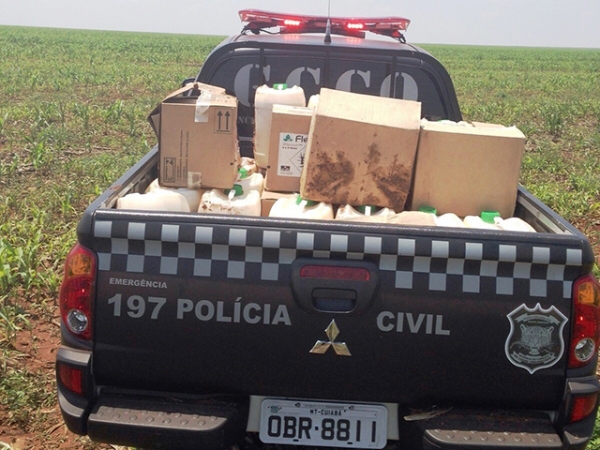 Mais de R$ 10 milh�es em defensivos s�o recuperados pelo GCCO