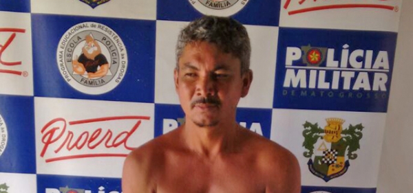 PM de Tabapor� prende homem que esfaqueou e matou companheiro de jogo de truco.