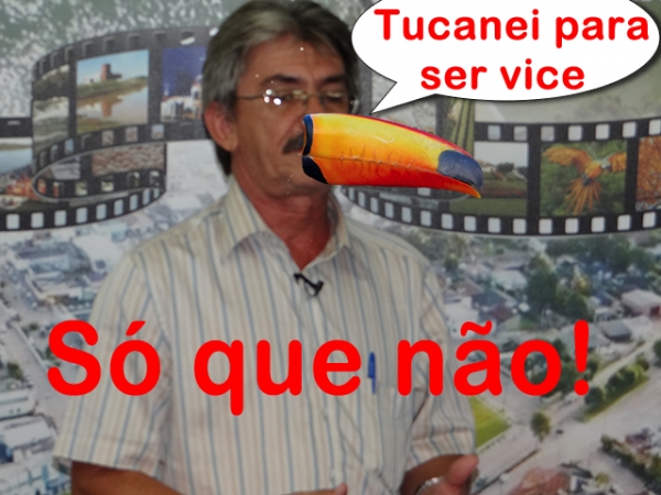 Pinto cria bico, vira tucano para ser vice de Luciane, s� que n�o