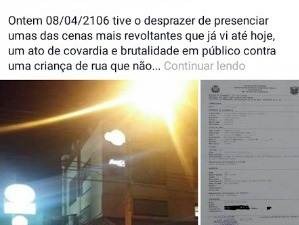 Deu no G1: Homem acusado de agredir crian�a com socos em uma padaria em Cuiab� � localizado em Juara