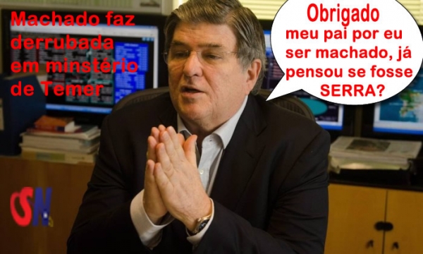 Machado j� derrubou dois, imageina se fosse uma serra