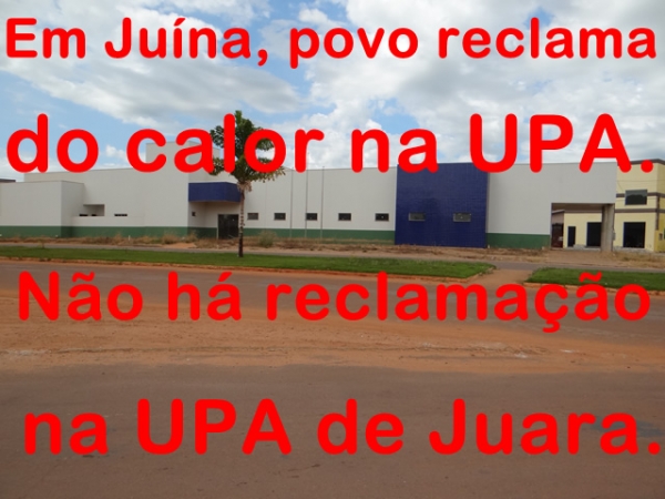 Da s�rie, O que Juara tem que Ju�na n�o tem, Juara n�o tem calor na UPA