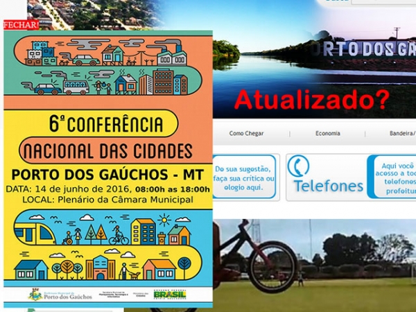 Sites de prefeituras e c�maras, informa��o para ingl�s ver!