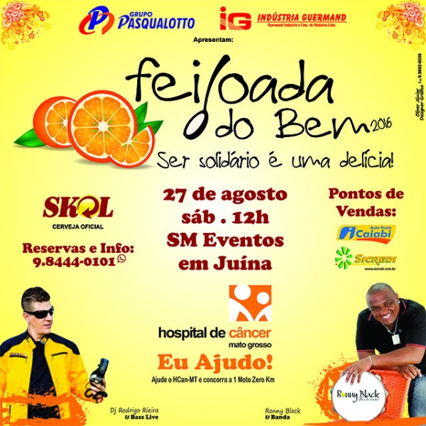 Loja Ma��nica Estrela dos Magos de Ju�na promove a segunda edi��o da �Feijoada do Bem� em prol ao Hospital de C�ncer de MT