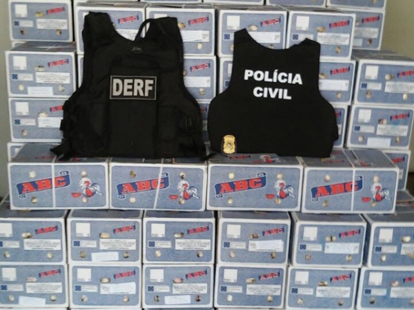 Carga de alhos importados � apreendida pela DERF de Cuiab�