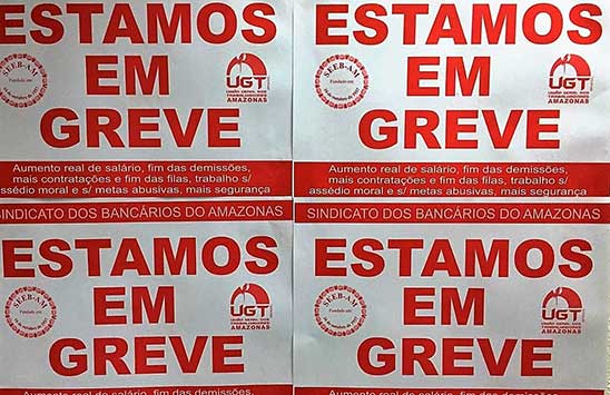 Greve dos banc�rios fecha ag�ncias no pa�s nesta ter�a-feira