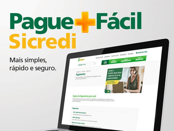 Pague + F�cil, nova funcionalidade dispon�vel no Sicredi Internet
