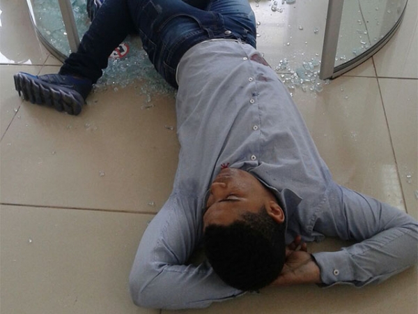Assassino de coronel da PM � baleado ao assaltar banco em Barra do Bugres