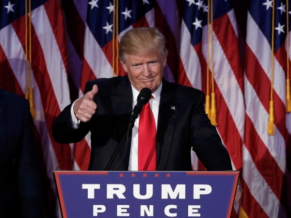 Donald Trump vence Hillary Clinton e � eleito presidente dos EUA