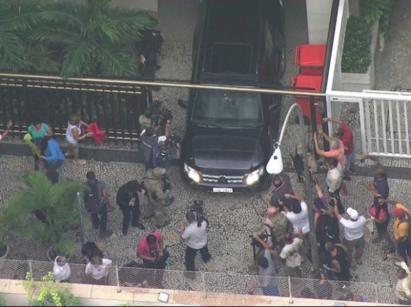 Ex-governador S�rgio Cabral � preso pela PF na Zona Sul do Rio de Janeiro