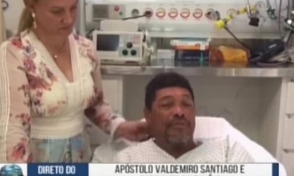 Pastor Valdemiro Santiago � esfaqueado durante culto em S�o Paulo