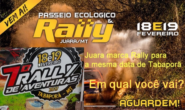 Juara marca Rally para o mesmo final de semana que Tabapor�