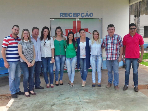 Autoridades visitam hospital municipal de Juara e apontam necessidade de reforma.