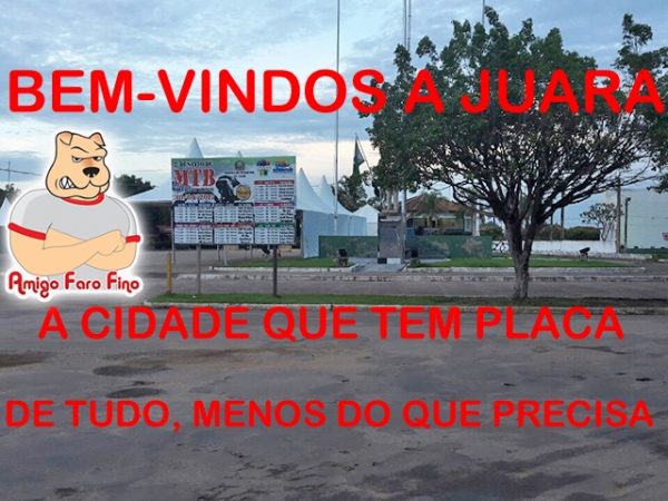 Juara, a cidade que virou um ve�culo de propaganda.