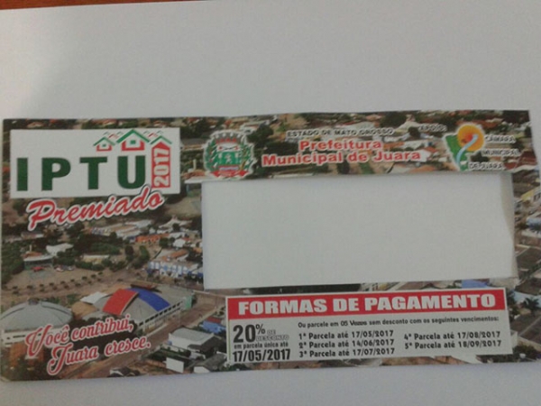 Administra��o Municipal prorroga o prazo para pagamento a vista do IPTU