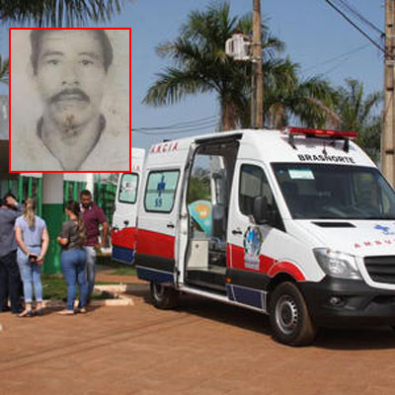  Pol�cia investiga morte de idoso que caiu de ambul�ncia entre Ju�na e Brasnorte