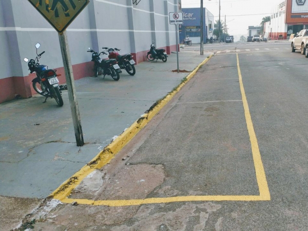 Vereadora Marta Dalpiaz e H�lio Cast�o pedem explica��o sobre estacionamento exclusivo para uma empresa.