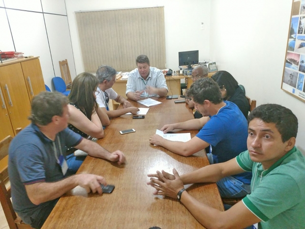 Vereadores de Juara visitam SEMA em Ju�na para finalizar Projeto de Descentraliza��o.