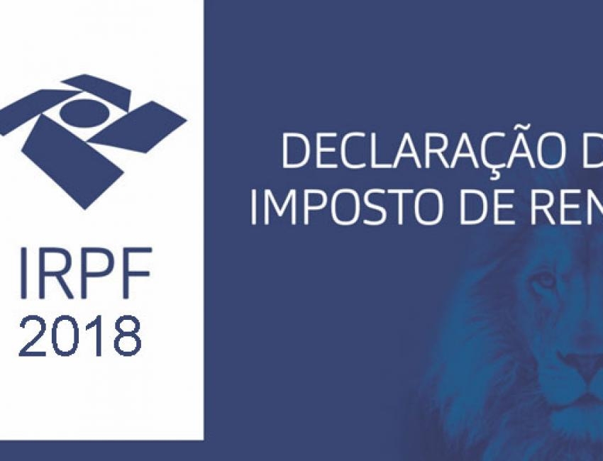 Programa do IRPF 2018 j� est� dispon�vel para computadores