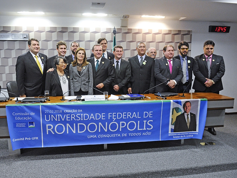 Senado aprova cria��o da Universidade Federal de Rondon�polis e projeto vai � san��o presidencial