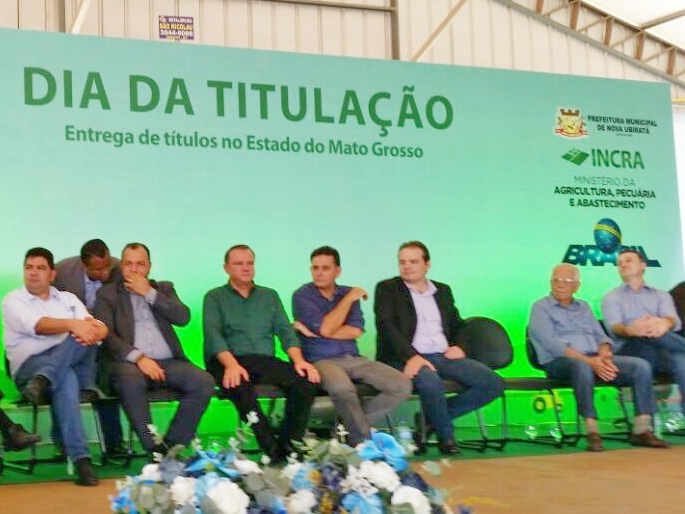 Regulariza��o fundi�ria come�a em MT e l�deres enaltecem esfor�o da bancada