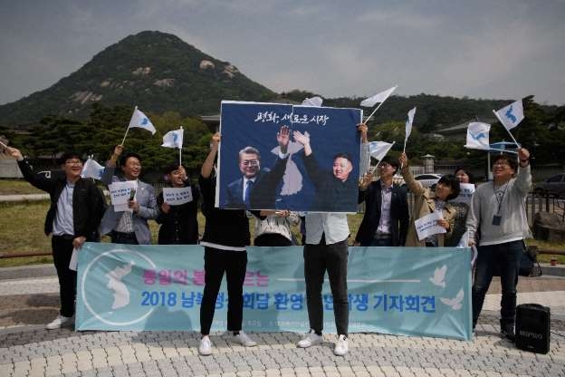 Moon e Kim se reunir�o nesta sexta-feira na linha de demarca��o militar