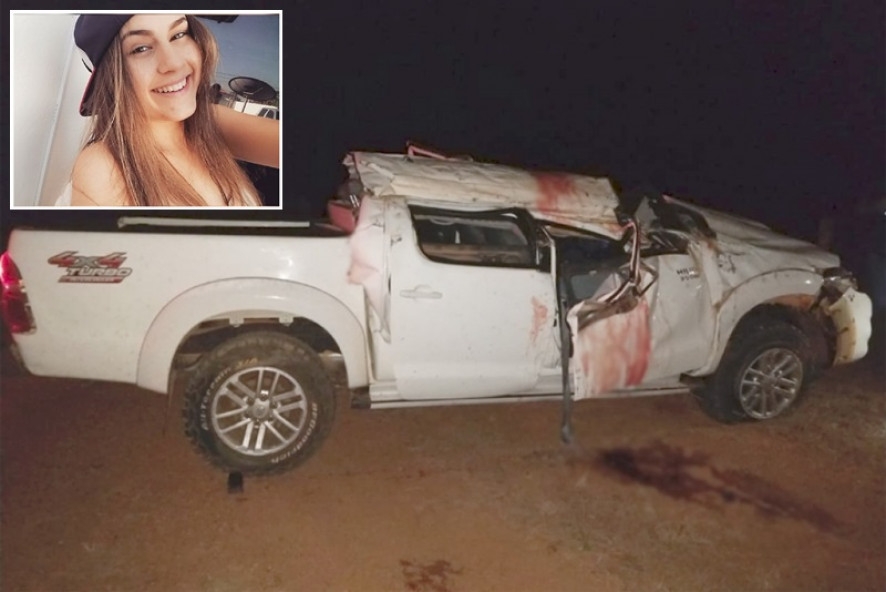 Advogado de Juina capota Hilux em rodovia e jovem de 19 anos morre 