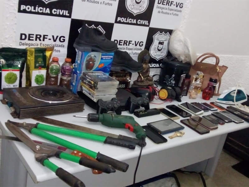 Pol�cia Civil prende trio envolvido em roubos a resid�ncias e ch�caras de V�rzea Grande