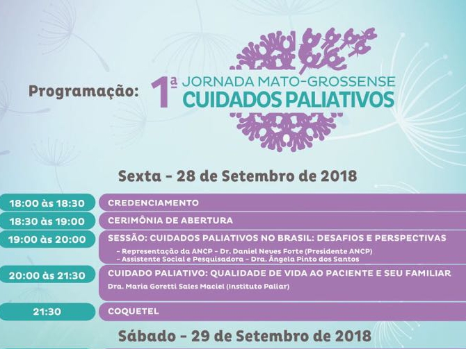 Hospital de C�ncer promove 1� Jornada de Cuidados Paliativos