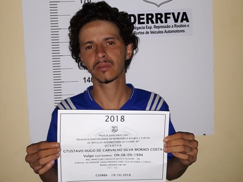 Autor de roubo de motocicleta � preso e alega que crime foi cometido por 