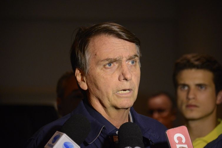 Bolsonaro pede apoio para garantias a agentes p�blicos de seguran�a