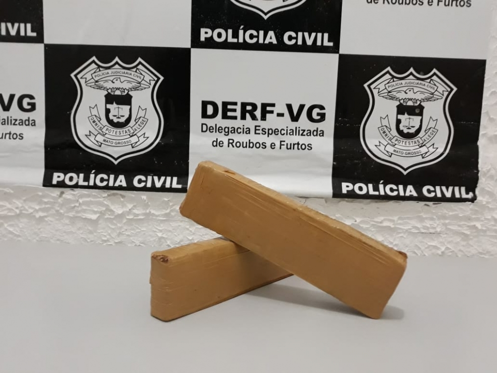  Trio envolvido com crimes patrimoniais e tr�fico de drogas � preso em V�rzea Grande