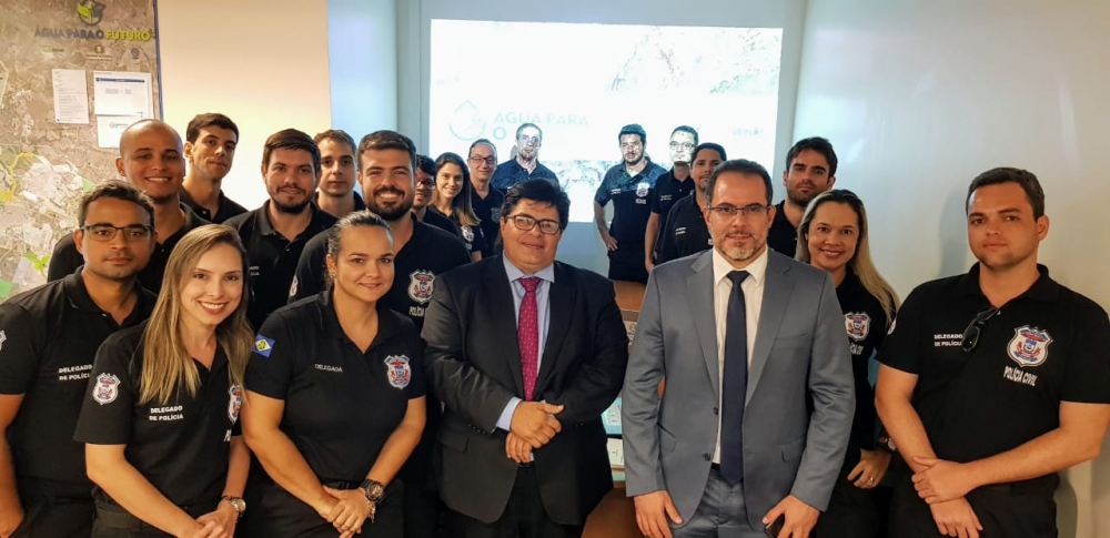  Delegado Gianmarco ministra aula sobre meio ambiente para novos delegados