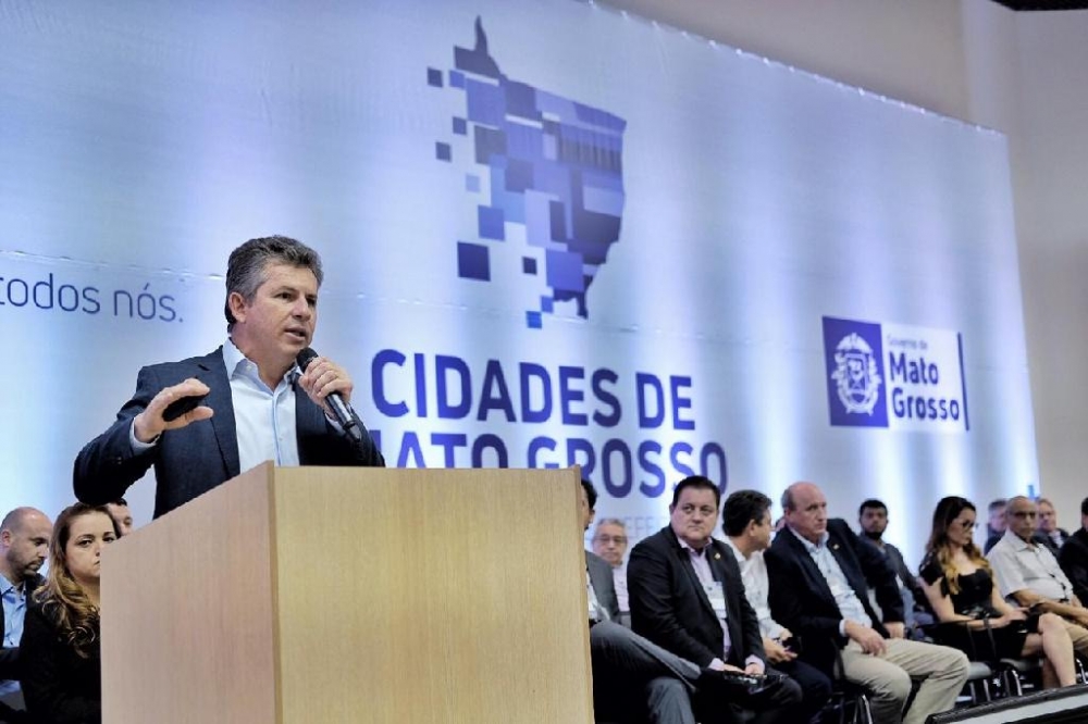 Governador Mauro Mendes apresenta balan�o e demonstra a retomada dos investimentos pelo Estado