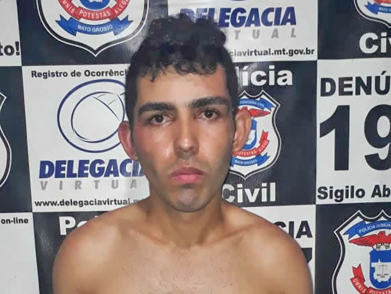 Homem que roubou e queimou carro de v�tima � preso pela Pol�cia Civil em Confresa